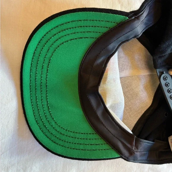 Vintage 90’s MTV Black Cap with Yellow, Red & Teal Embroidered Logo - Picture 5 of 5